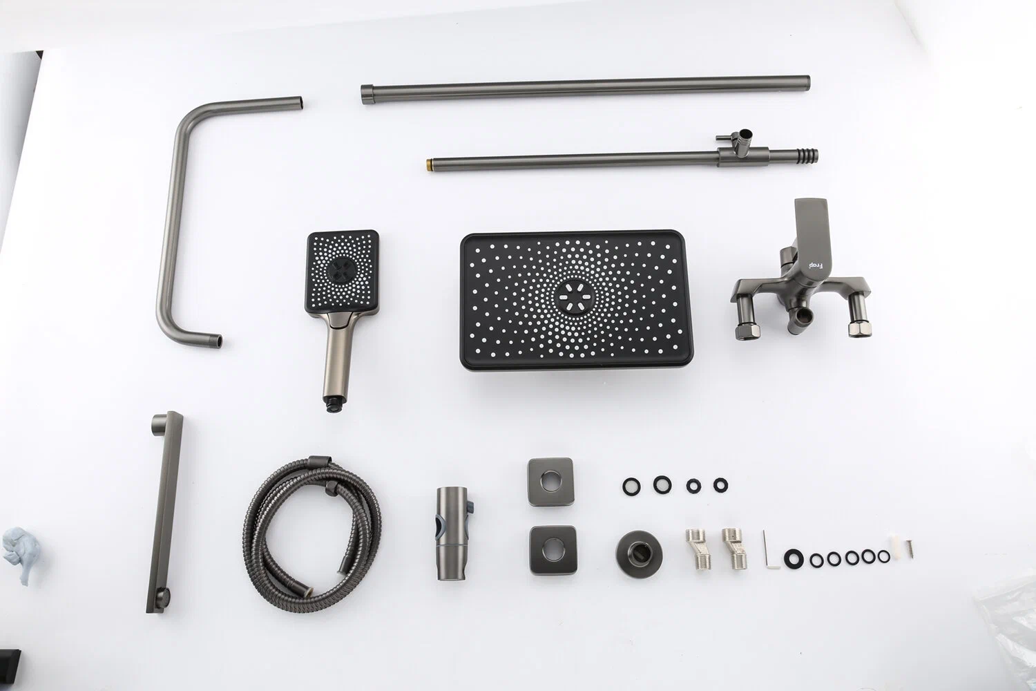 Душевая система Frap H71-9 F2471-9 оружейная сталь