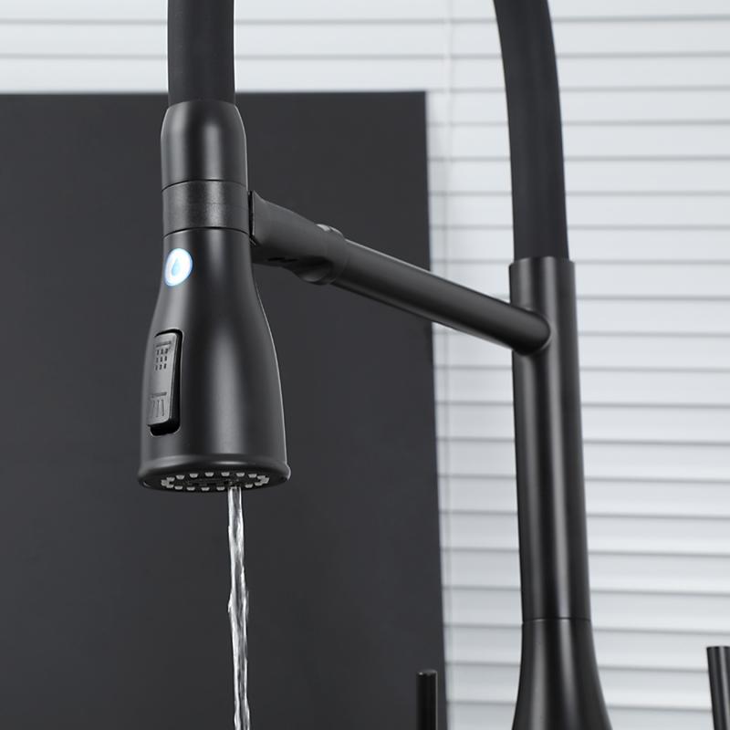 Смеситель для кухни с фильтром Gappo G4399-76 черный