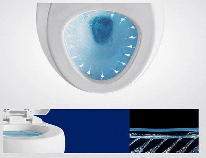 Унитаз-компакт напольный CeramaLux NS2176 белый