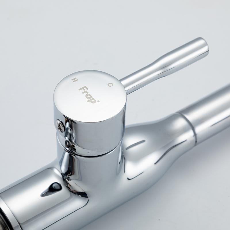 Вытяжной смеситель для кухни Frap H97 F6096 хром