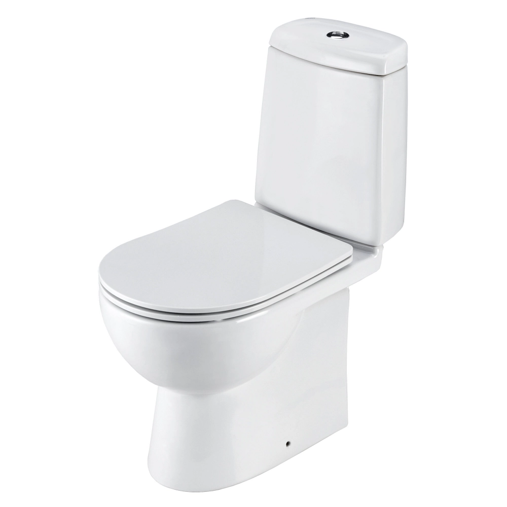 Унитаз-компакт Santek Остин, горизонтальный выпуск, 2 режима, дюропласт