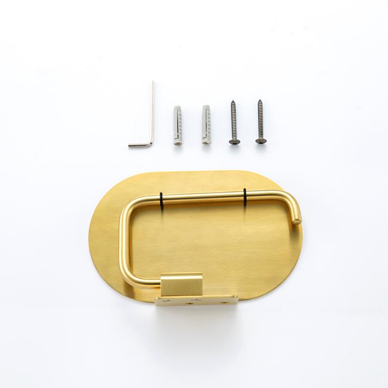 Держатель туалетной бумаги Gappo G309-3 G30903-3 золотой сатин