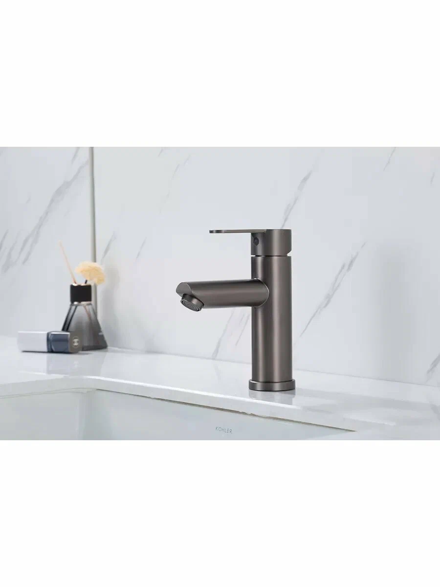 Смеситель для раковины Frap H801-9 F10801-9 оружейная сталь