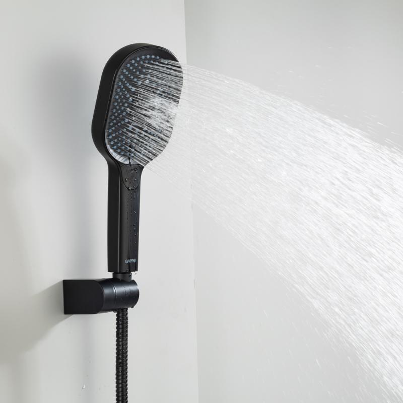 Смеситель для ванны Gappo G10-6 G3210-6 черный