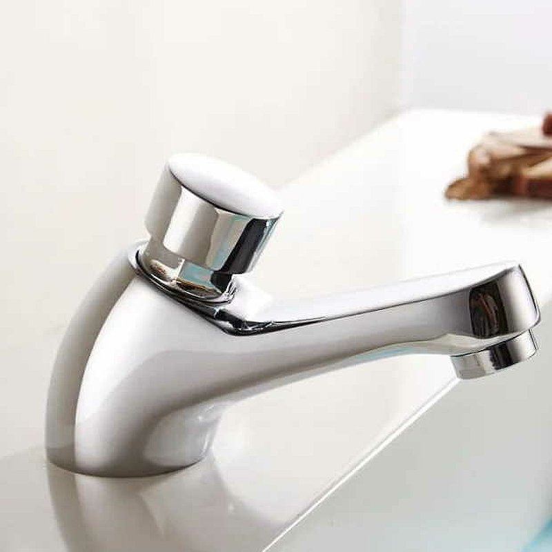 Нажимной кран для раковины Frap F520 (7 сек.)