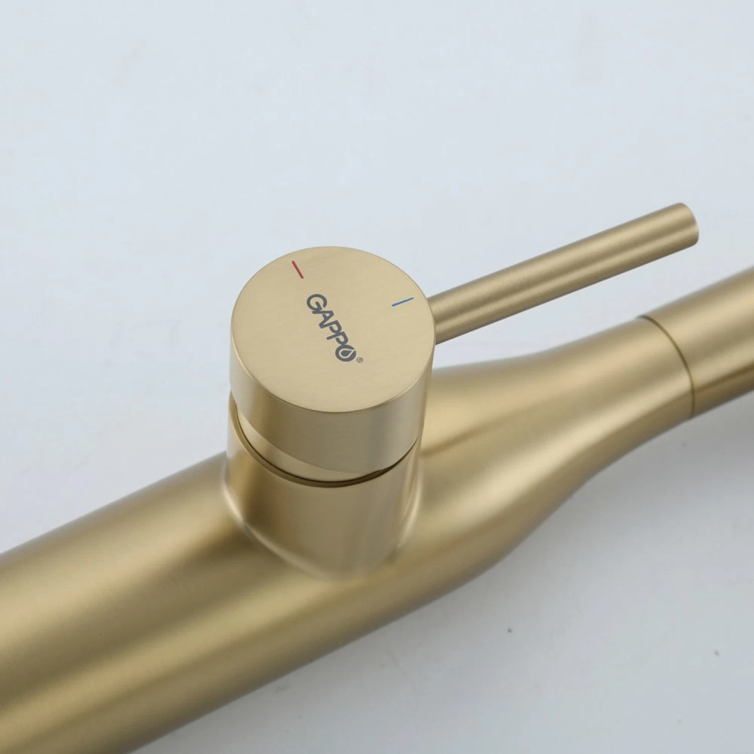 Смеситель для кухни Gappo G4098-23 золотой сатин