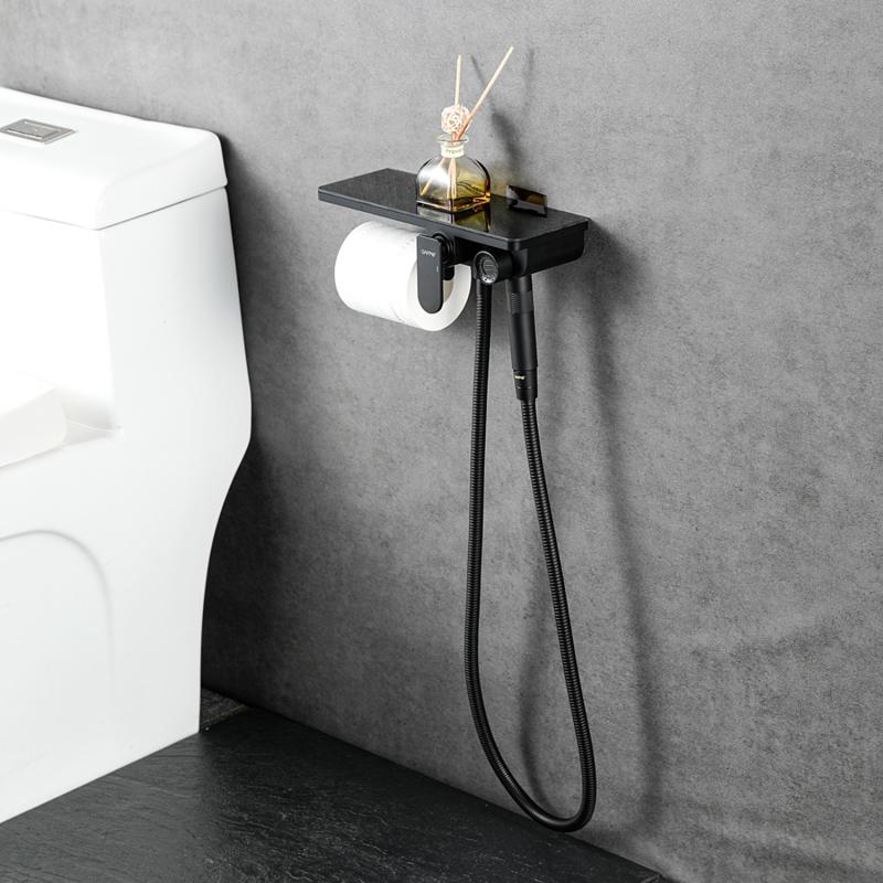 Гигиенический душ встраиваемый Gappo G7295-16 черный