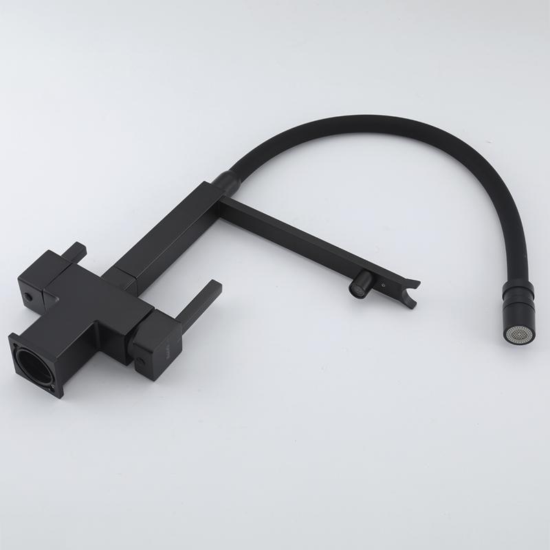 Смеситель для кухни с фильтром Gappo G95 G4395-56 черный