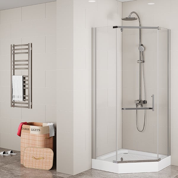 Душевое ограждение Мирсант Aurora 90 (с дугами и аксессуарами)