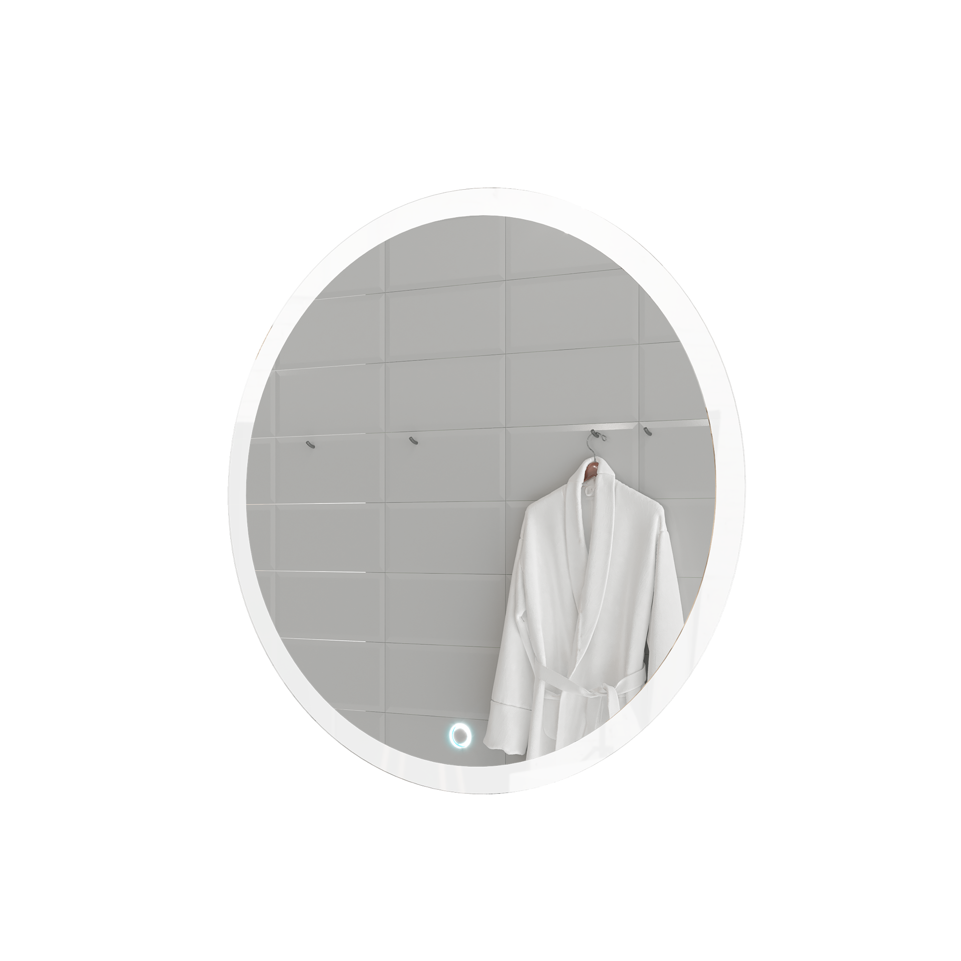 Зеркало 1Marka Amour 80 Круглое, с сенсором