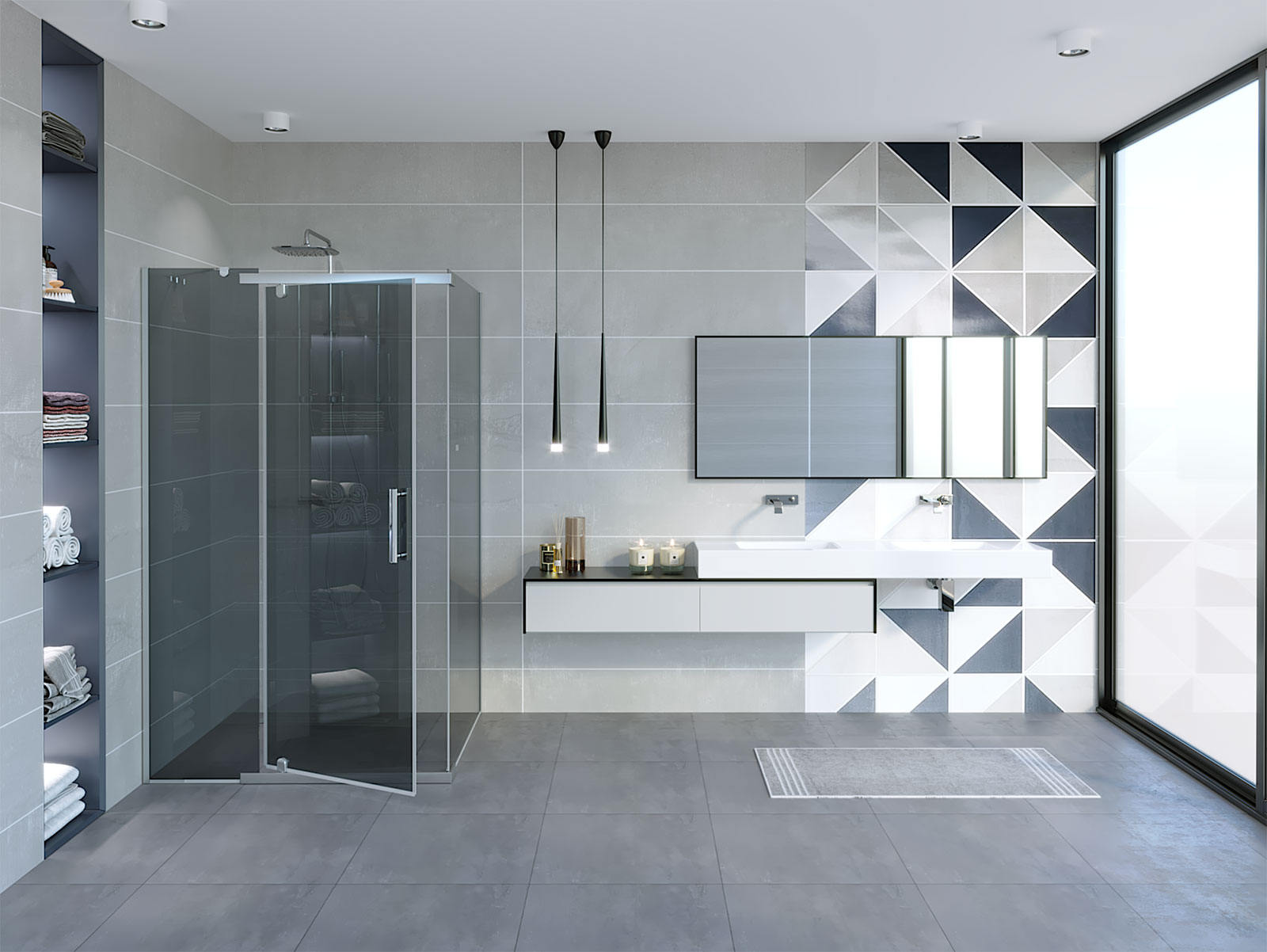 Душевое ограждение Erlit Comfort ER10112H-C4 (1200*900*2000)