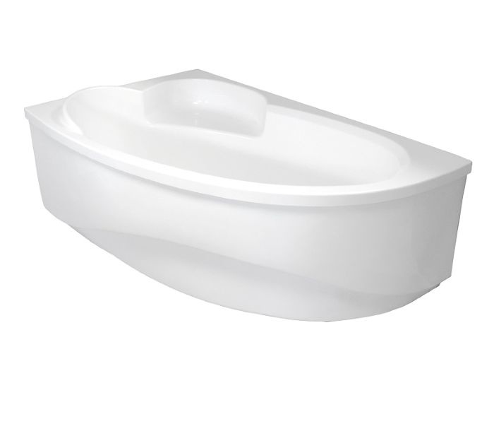 Ванна из литьевого мрамора Castone Диана 159x98 левая (с панелью)