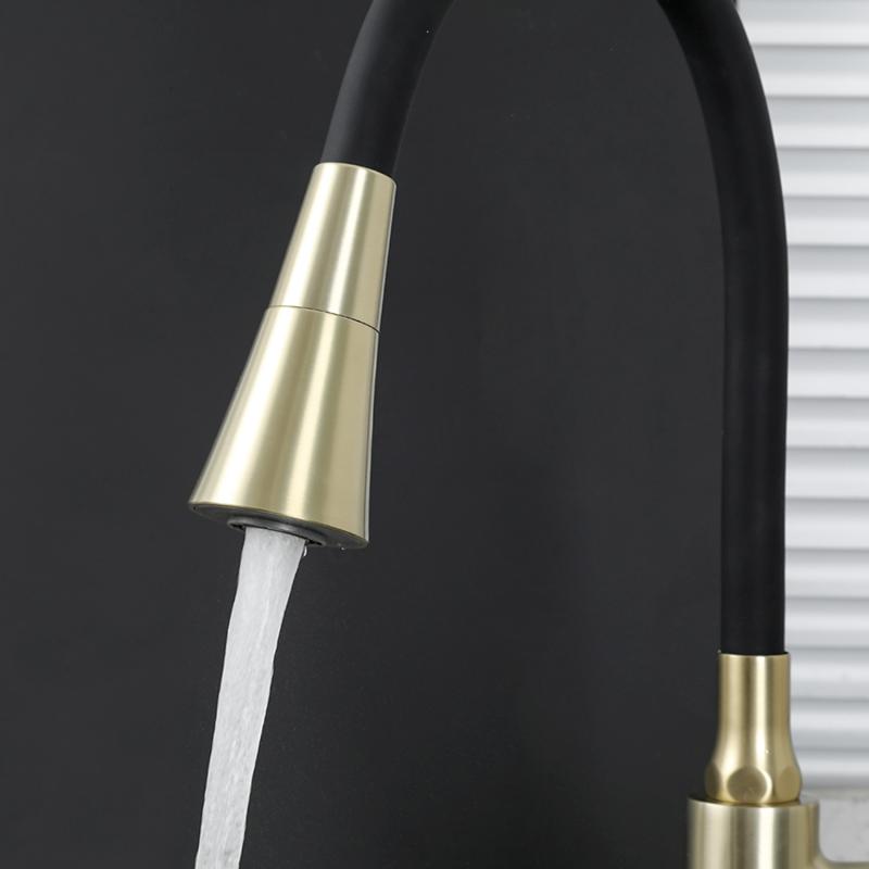 Смеситель для кухни Frap H44 F4044-3 золотой сатин