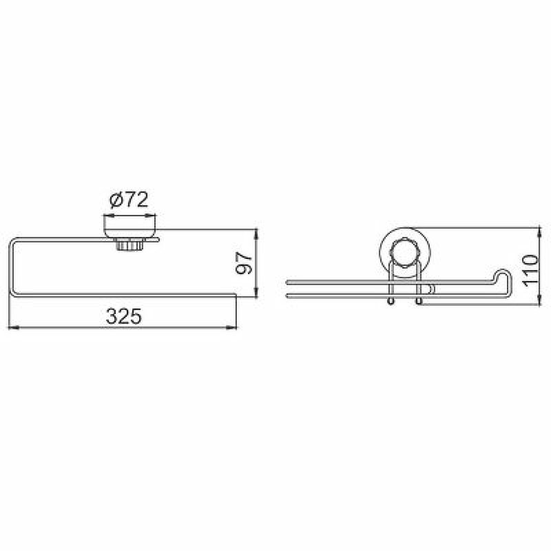 Полотенцедержатель Frap 39 F3904-2