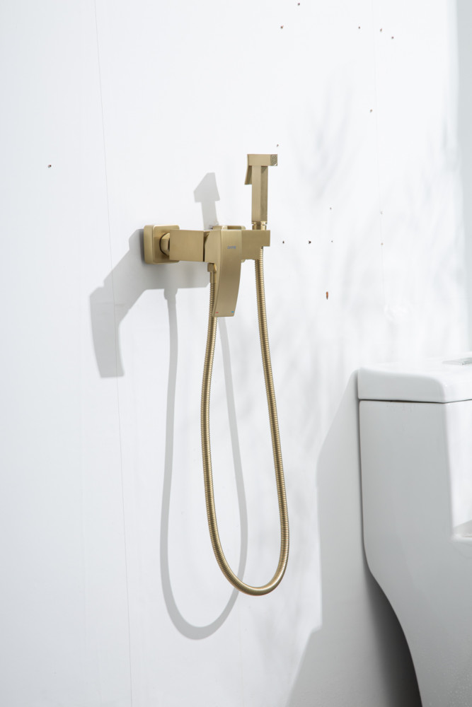 Гигиенический душ Gappo G07-33 G2007-33 золотой сатин