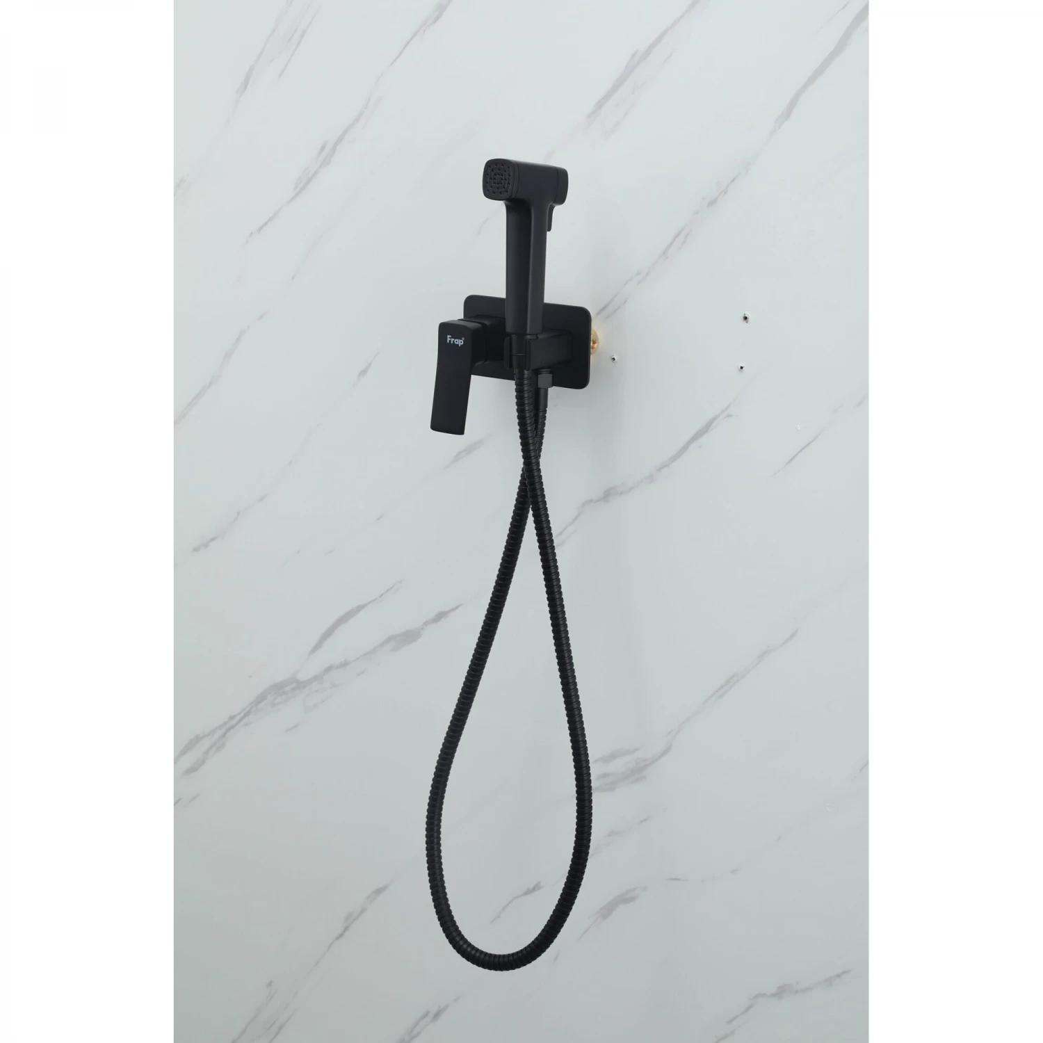 Гигиенический душ встраиваемый Frap H84-6 F2084-6 черный