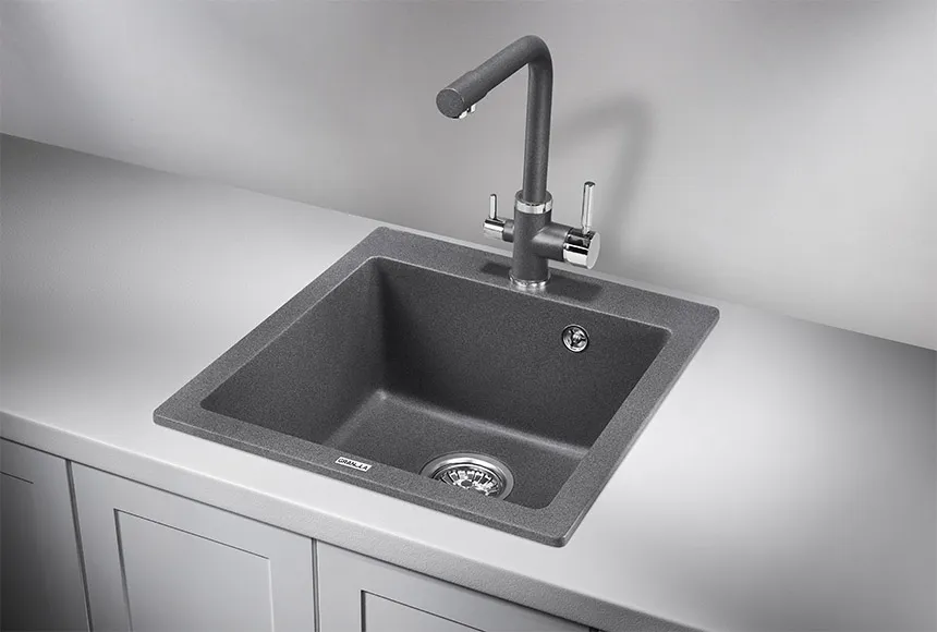 Кухонная мойка Granula GR-4651 Графит (черно-серый)