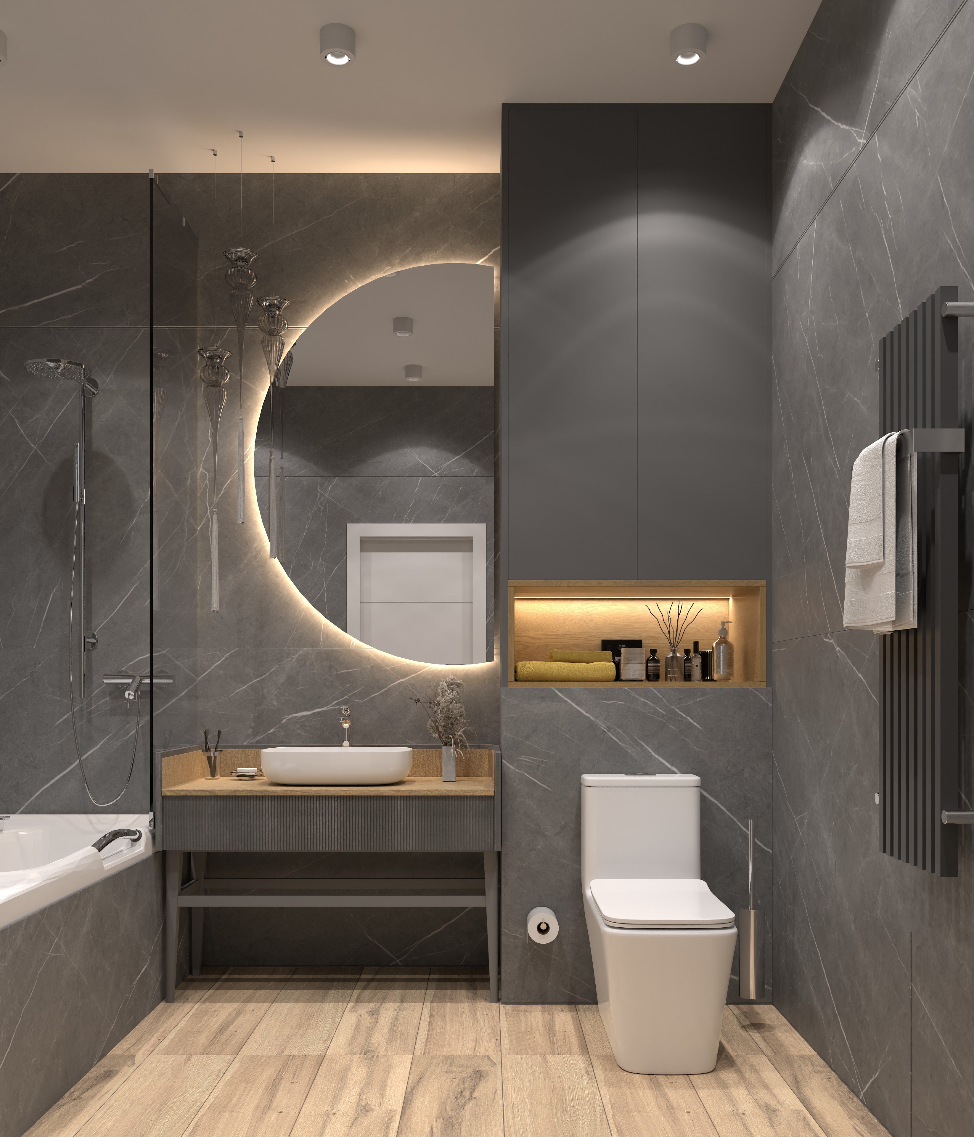 Унитаз-монолит безободковый EvaGold SM9616