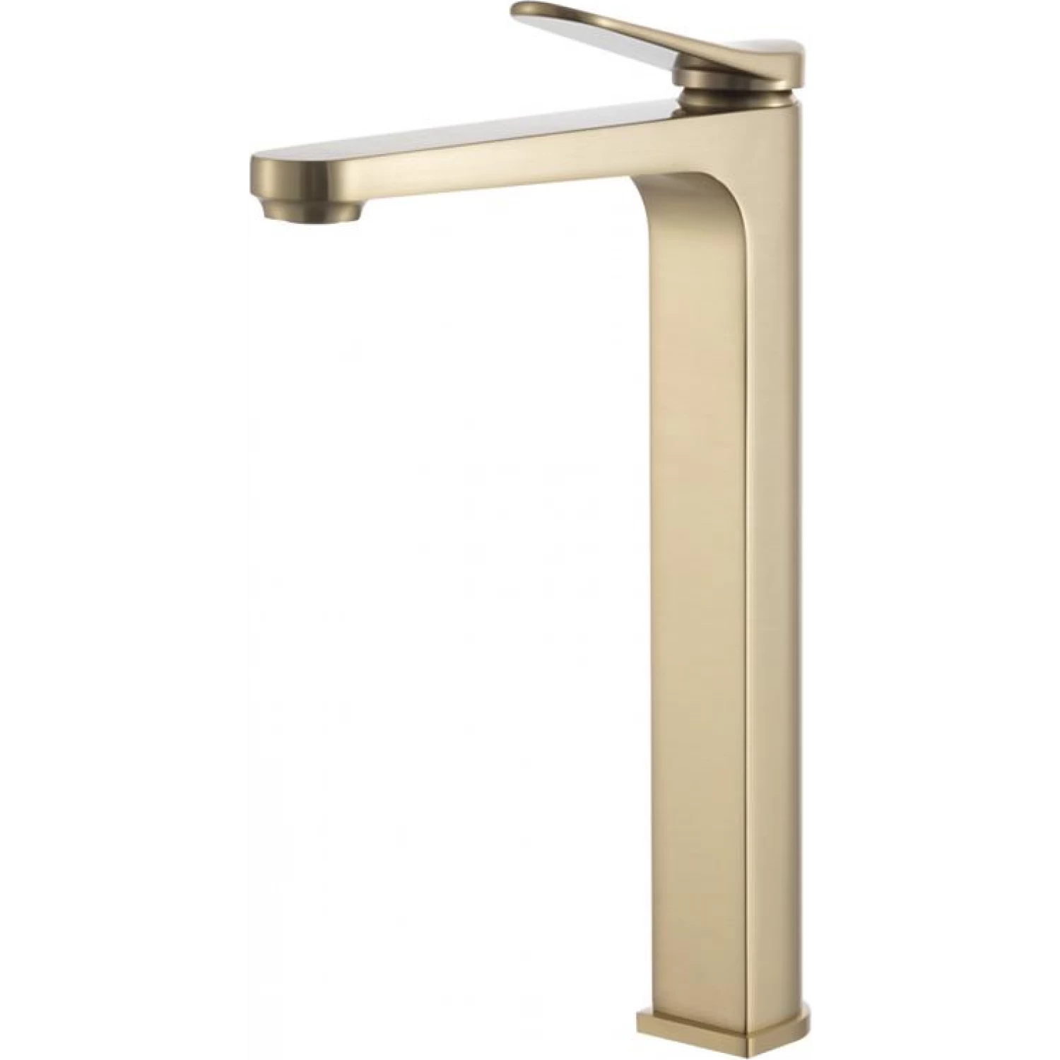 Смеситель для раковины Gappo G10-3 G1010-23 золотой сатин