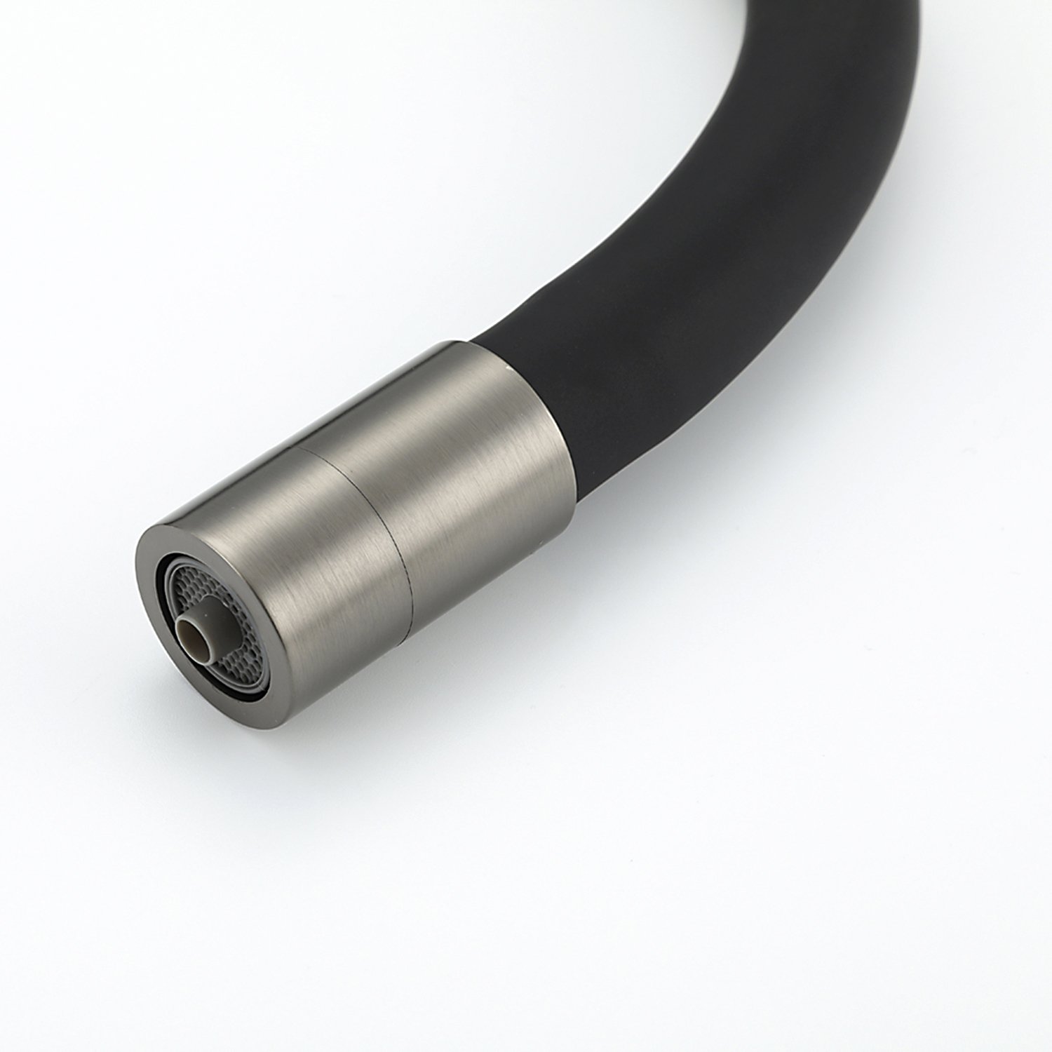 Смеситель для кухни с подключением фильтра Gappo G4398-39 оружейная сталь-черный