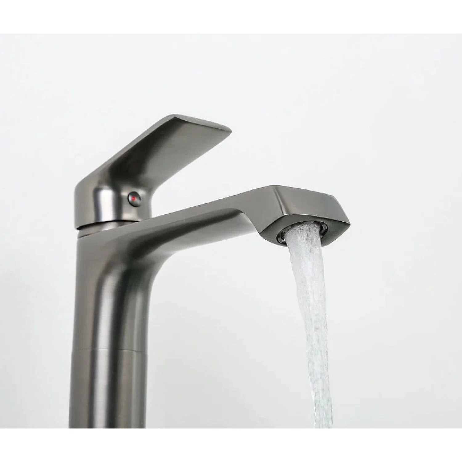 Высокий смеситель для раковины Frap H71-9 F1071-29 оружейная сталь