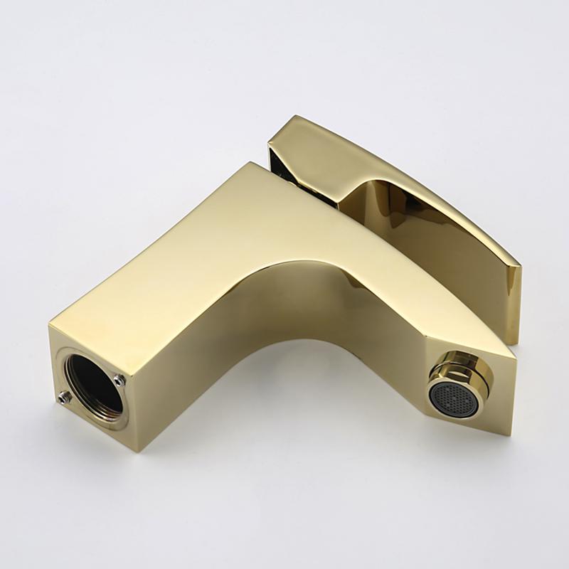 Смеситель для раковины Gappo G07-3 G1007-13 золото