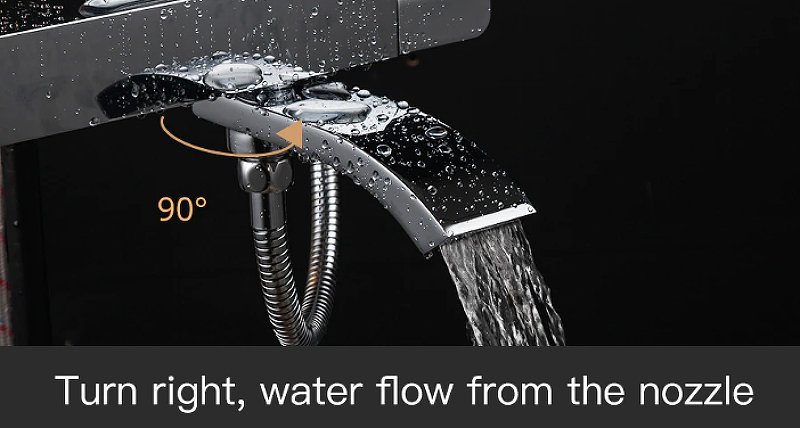 Душевая система с термостатом Gappo G07 G2407-40