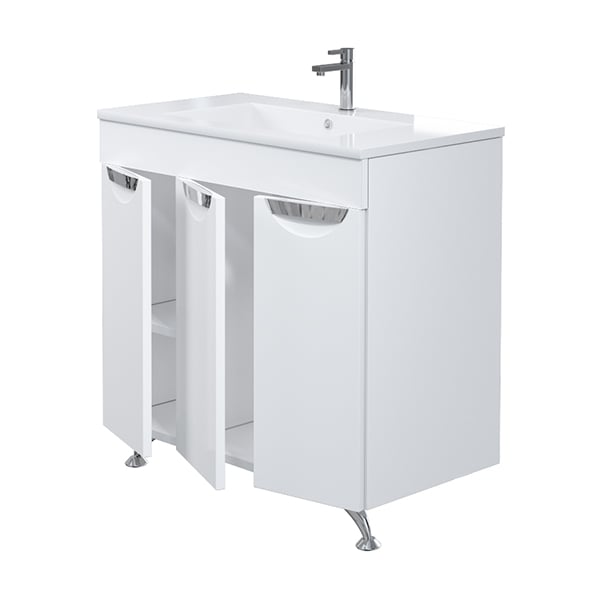 Напольная тумба Мирсант Камилла 80 Quadro (3дв.)