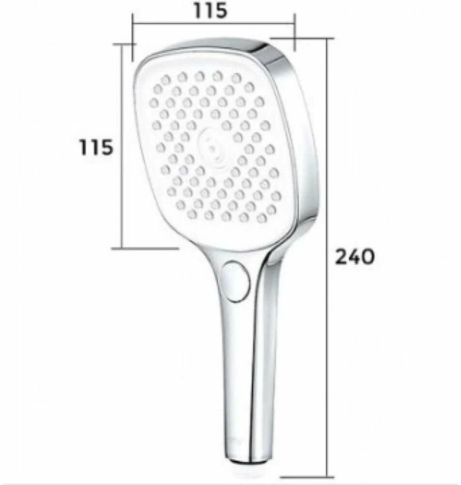 Душевая лейка 3 режима Gappo G001 хром