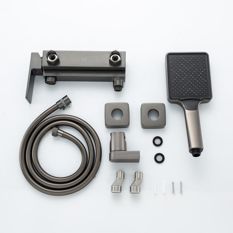 Смеситель для ванны Frap H91-9 F3291-9 оружейная сталь