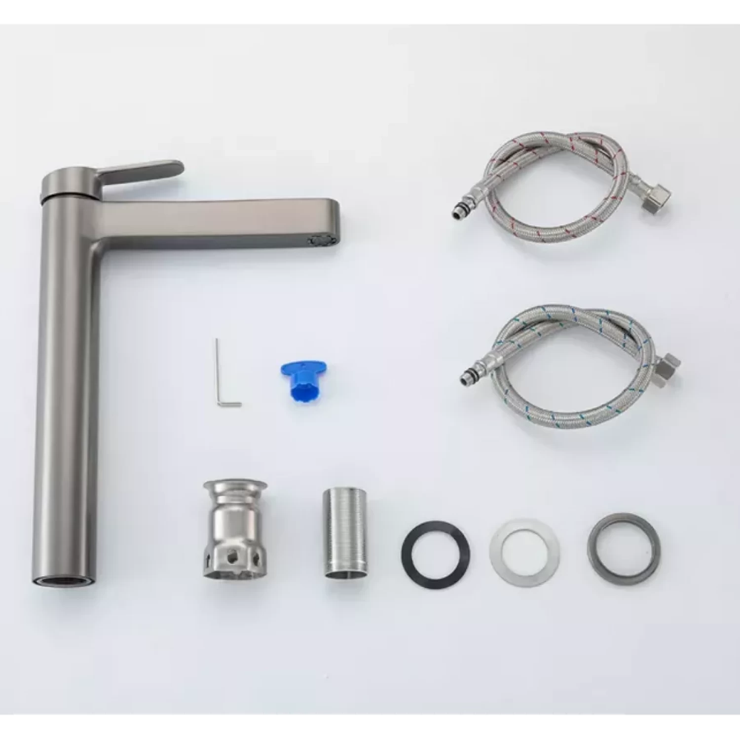 Высокий смеситель для раковины Gappo G99-39 G1099-89 оружейная сталь