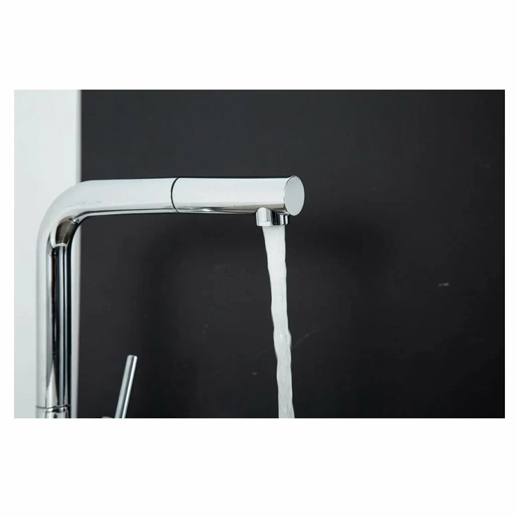 Вытяжной смеситель для кухни с фильтром Gappo G97 G4397-70 хром