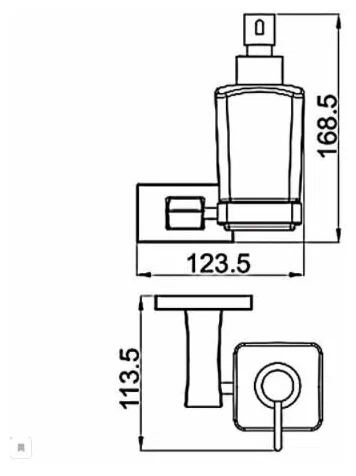 Дозатор жидкого мыла Gappo G07 G0727