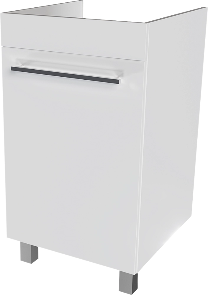 Тумба 1Marka Wash 48Н 1д. Белый глянец