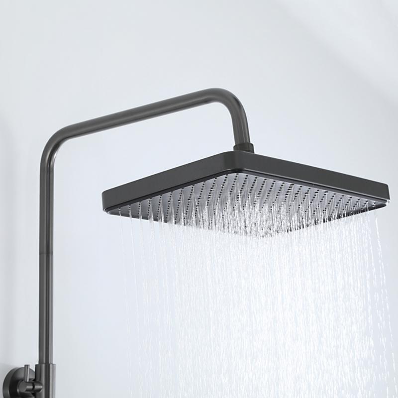 Душевая система Frap H84-9 F2484-9 оружейная сталь