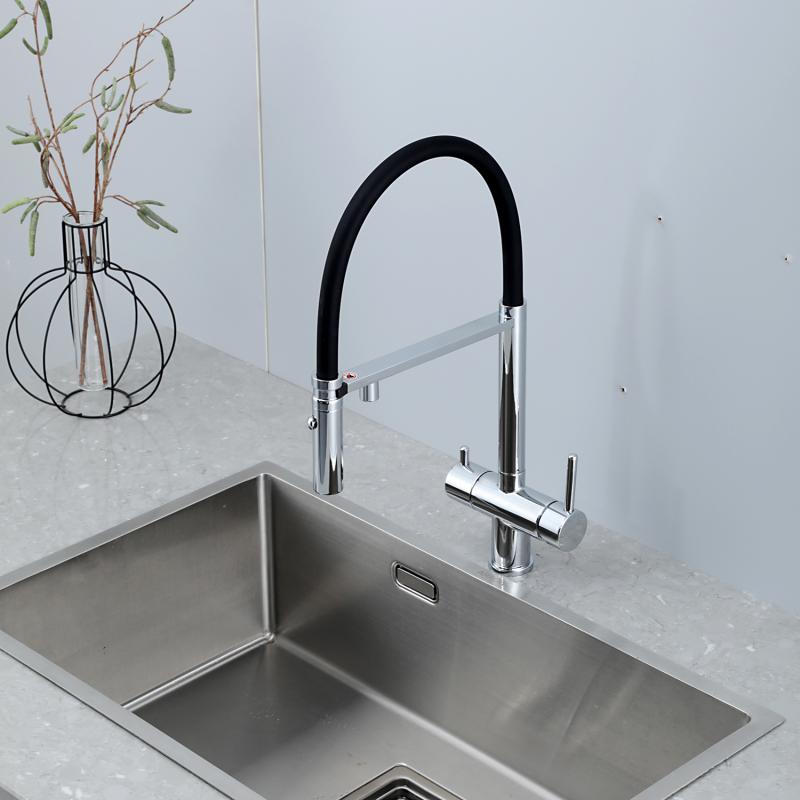 Смеситель для кухни с фильтром Gappo G97 G4397-80 хром