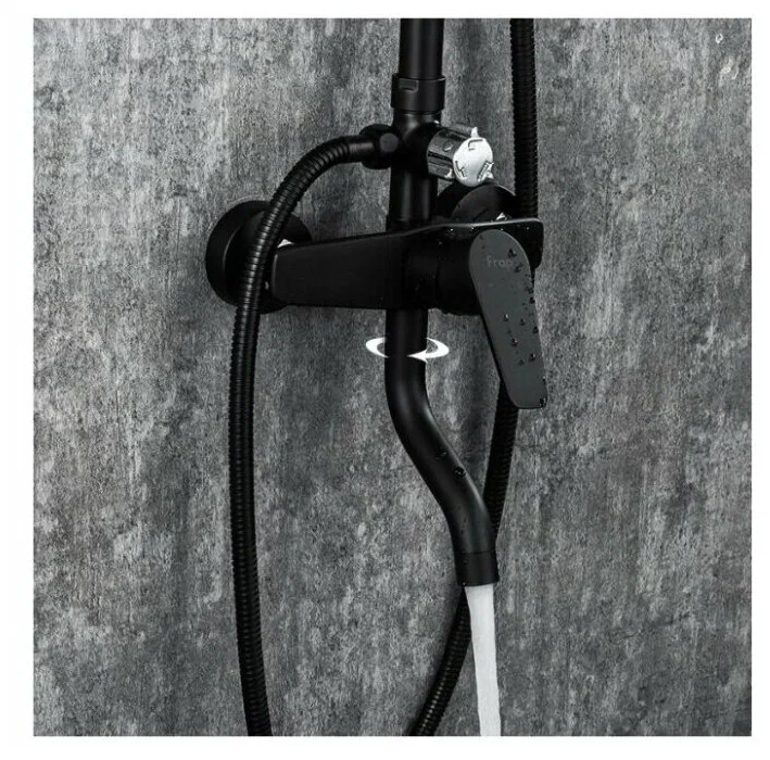 Душевая система Frap F2429 черный