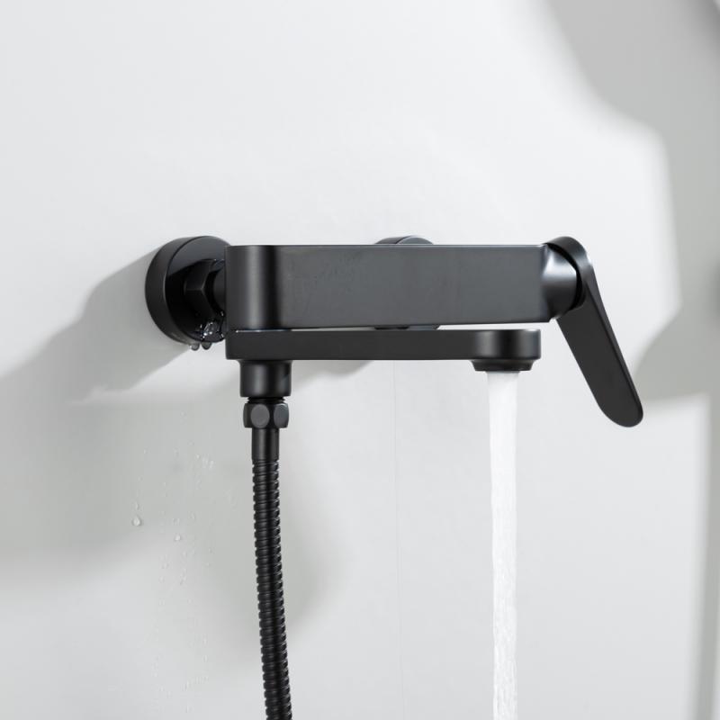 Смеситель для ванны Gappo G10-6 G3210-6 черный