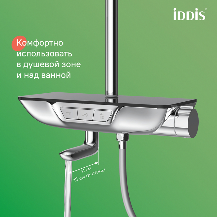 Душевая система Iddis SpaHome SPASBBTi06 хром