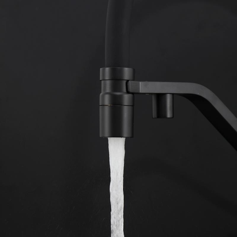 Смеситель для кухни с фильтром Gappo G95 G4395-66 черный