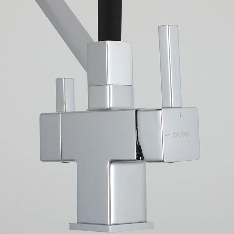 Смеситель для кухни с фильтром Gappo G95 G4395-60 хром