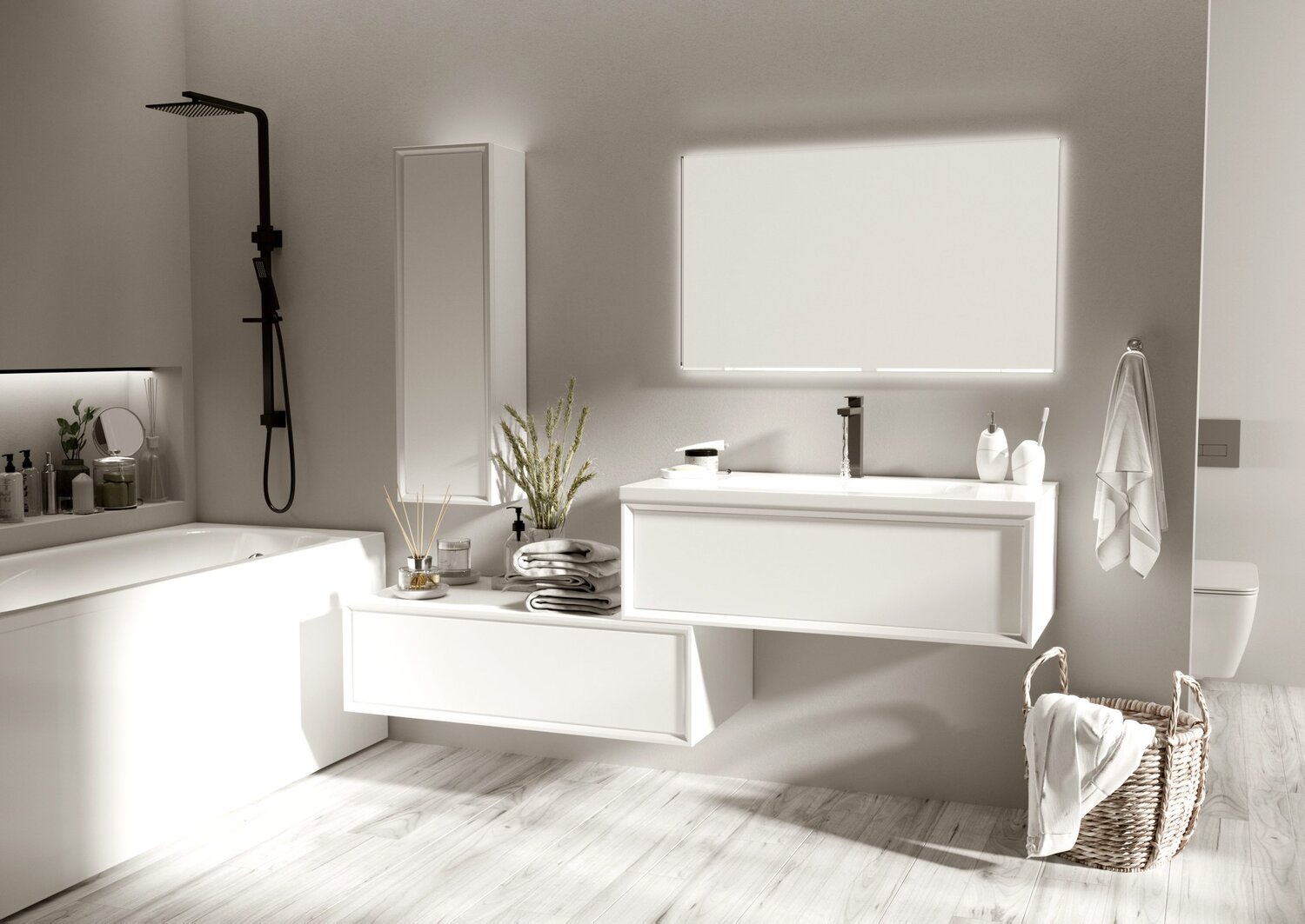 Пенал Marka One Milacco 30П 1д. Pure White L