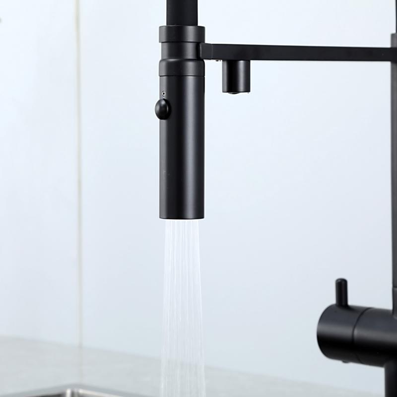 Смеситель для кухни с фильтром Gappo G97 G4397-86 черный