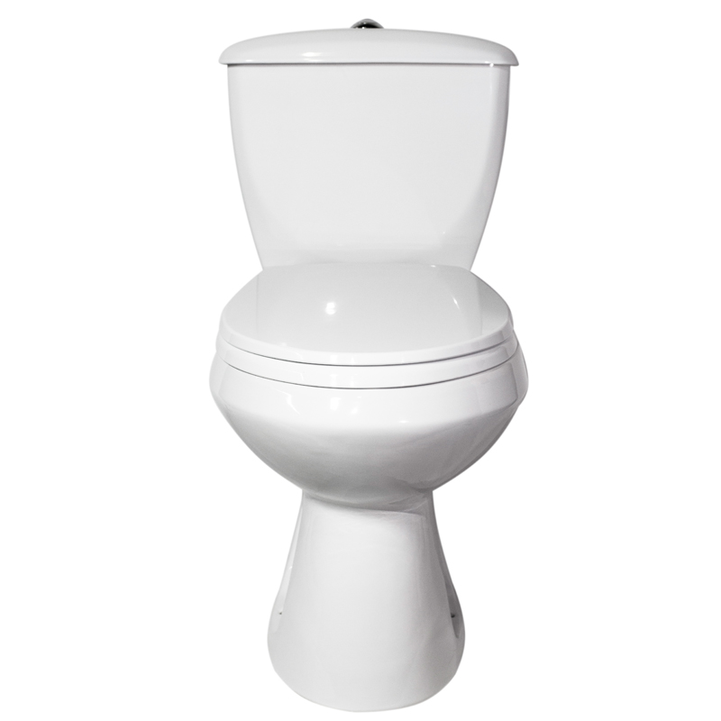 Унитаз-компакт Оскольская Керамика Элисса Белый боковой подвод, косой выпуск