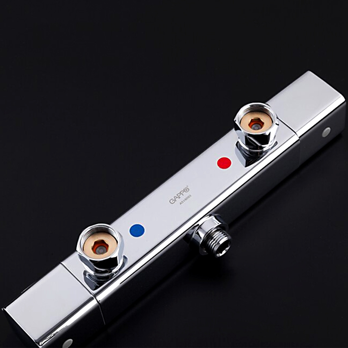 Смеситель для душа с термостатом Gappo G91 G2091 хром