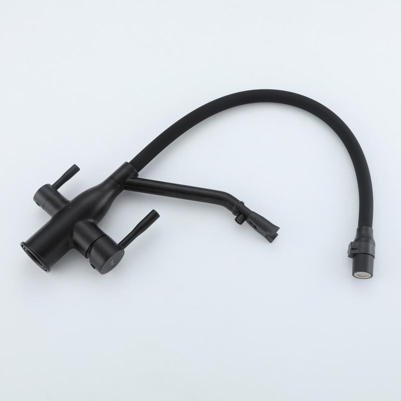 Смеситель для кухни с фильтром Frap H97 F4397-6 черный