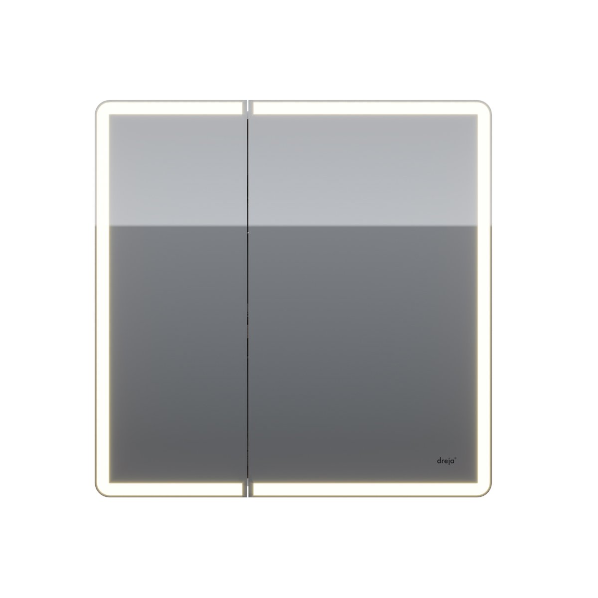 Зеркало-шкаф с LED подсветкой Dreja Point 80