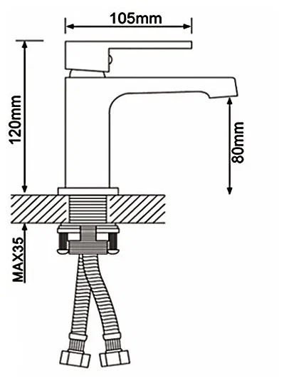 Смеситель для раковины Frap H41 F1041