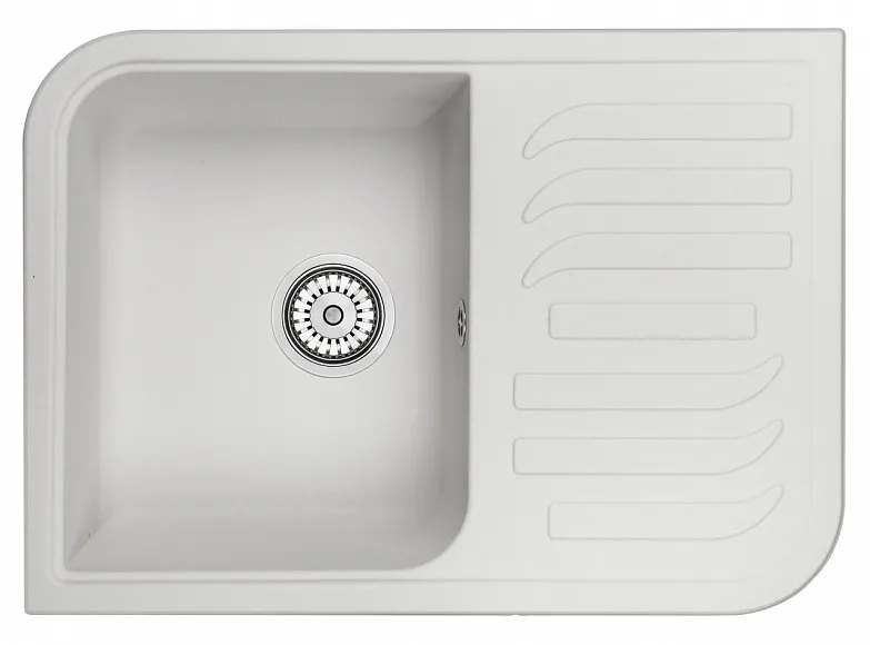 Кухонная мойка Granula GR-7001 Арктик (белый)