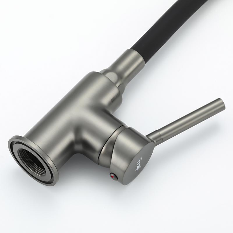 Смеситель для кухни Frap H44 F4044-9 оружейная сталь